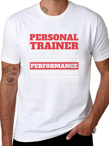 Camiseta Personal Trainer: Sacrificio y Resultados