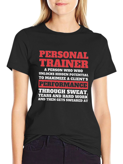 Camiseta Personal Trainer: Sacrificio y Resultados