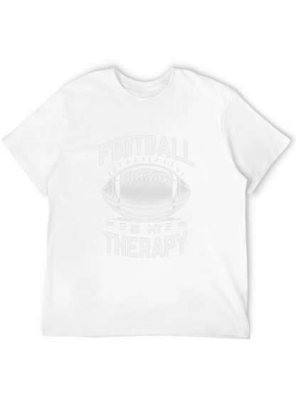 Camiseta Negra Fútbol es mi Terapia
