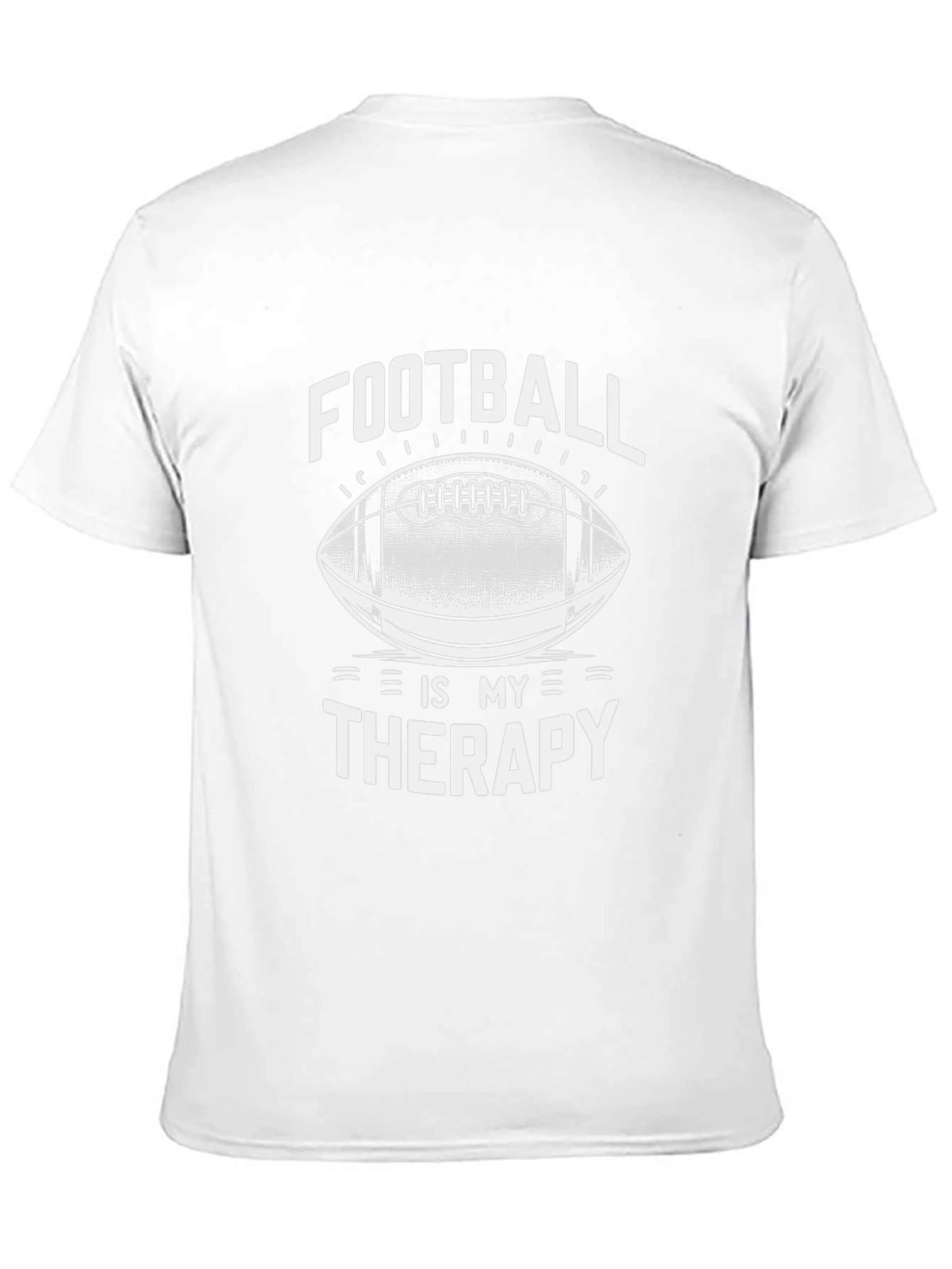 Camiseta Negra Fútbol es mi Terapia