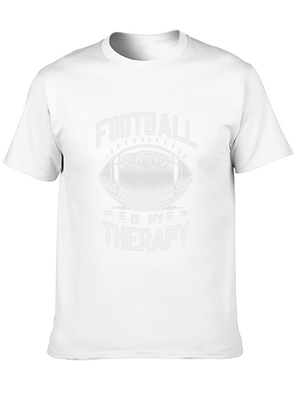 Camiseta Negra Fútbol es mi Terapia