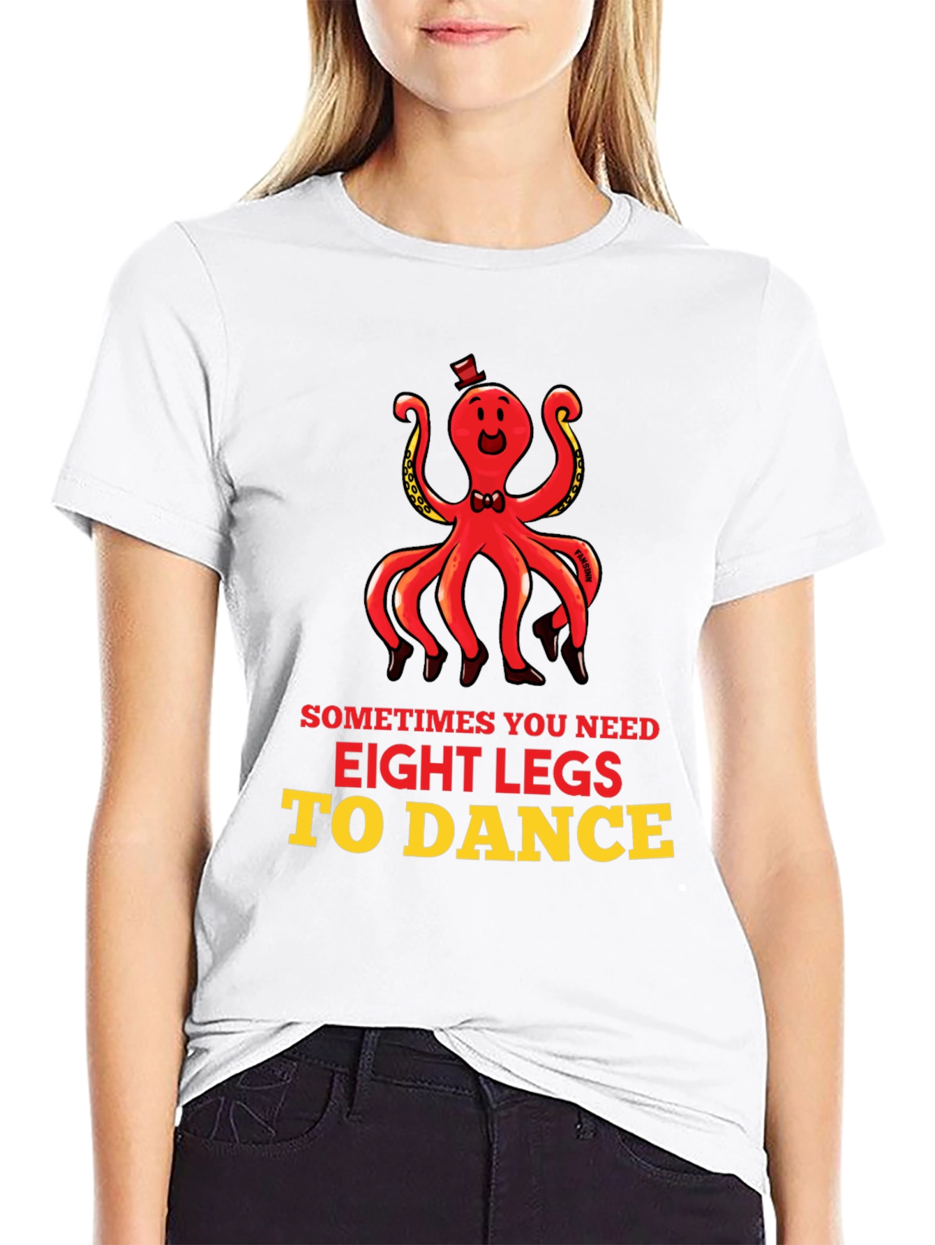 Camiseta Hombre Pulpo Bailarín - Ocho Patas