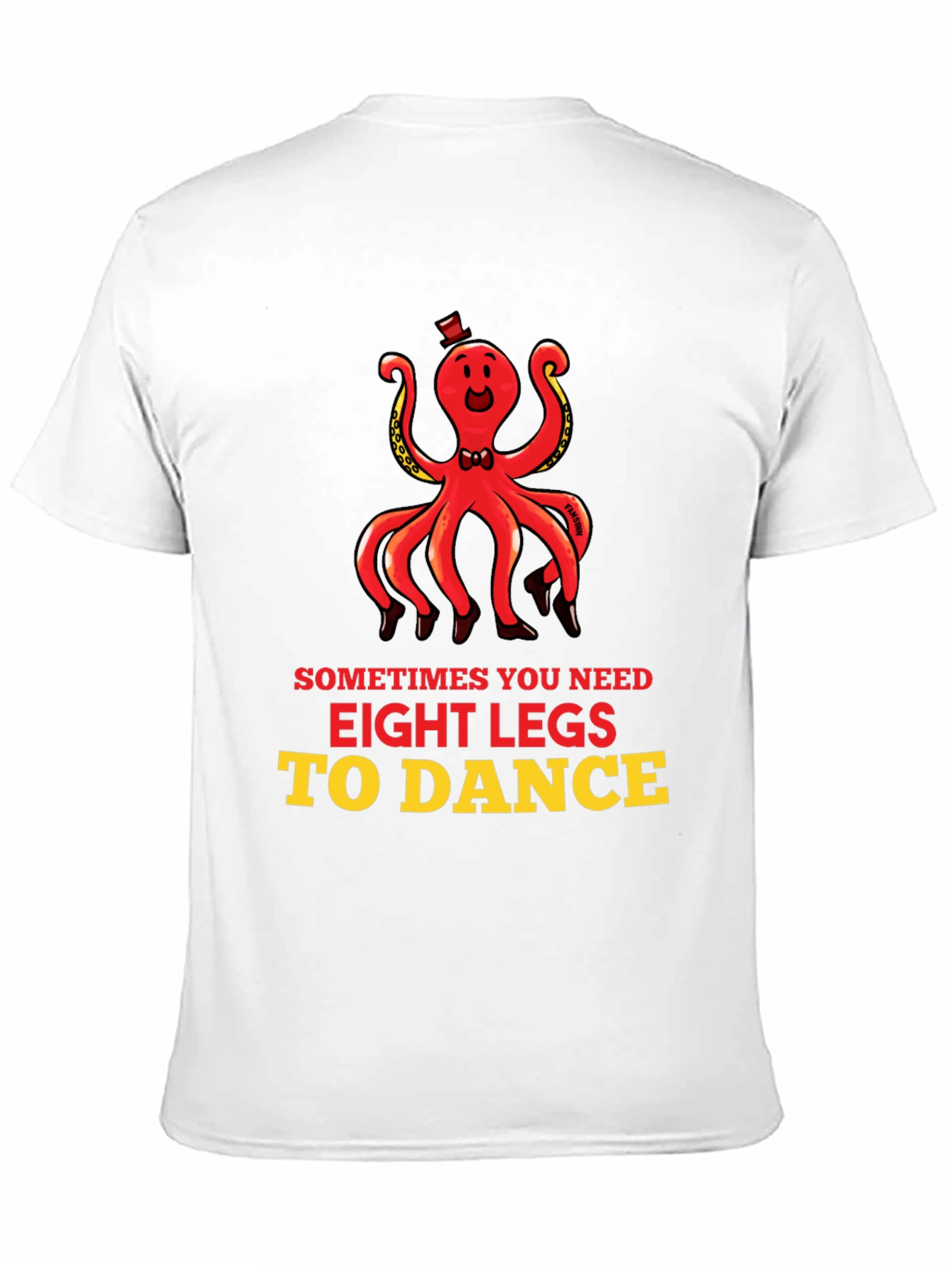 Camiseta Hombre Pulpo Bailarín - Ocho Patas