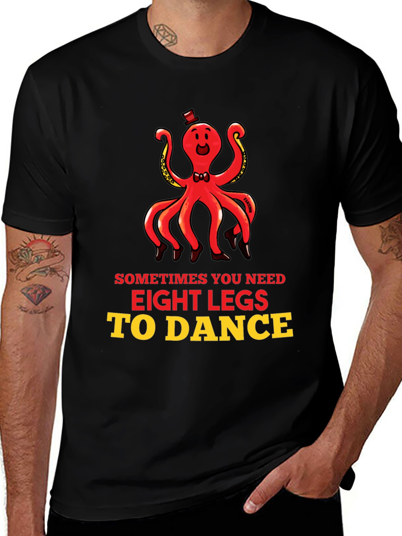 Camiseta Hombre Pulpo Bailarín - Ocho Patas