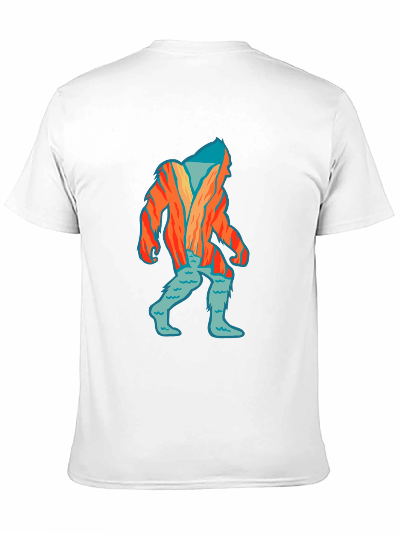 Camiseta Negra con Diseño de Yeti