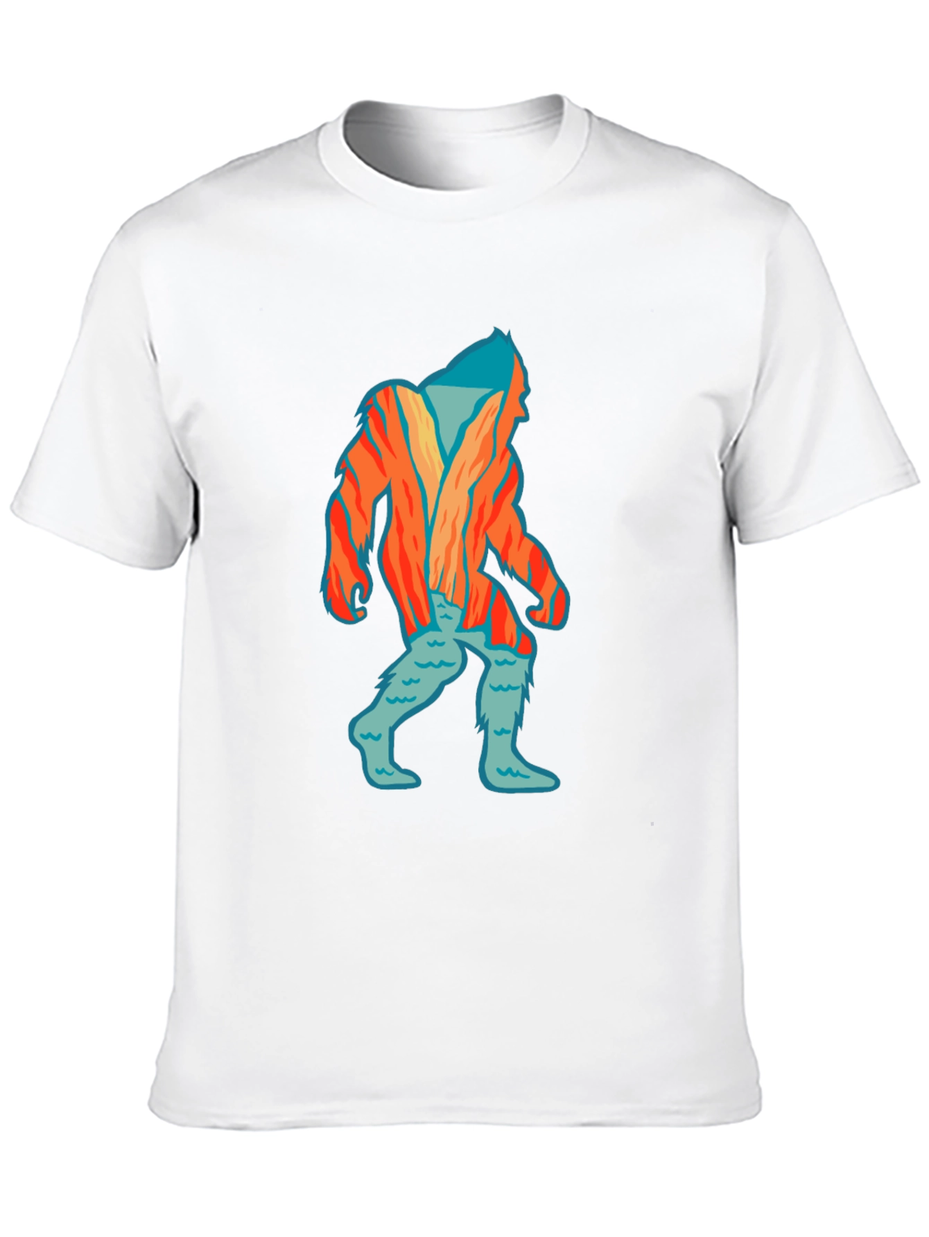 Camiseta Negra con Diseño de Yeti