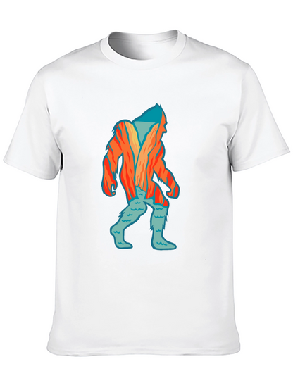 Camiseta Negra con Diseño de Yeti