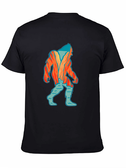 Camiseta Negra con Diseño de Yeti
