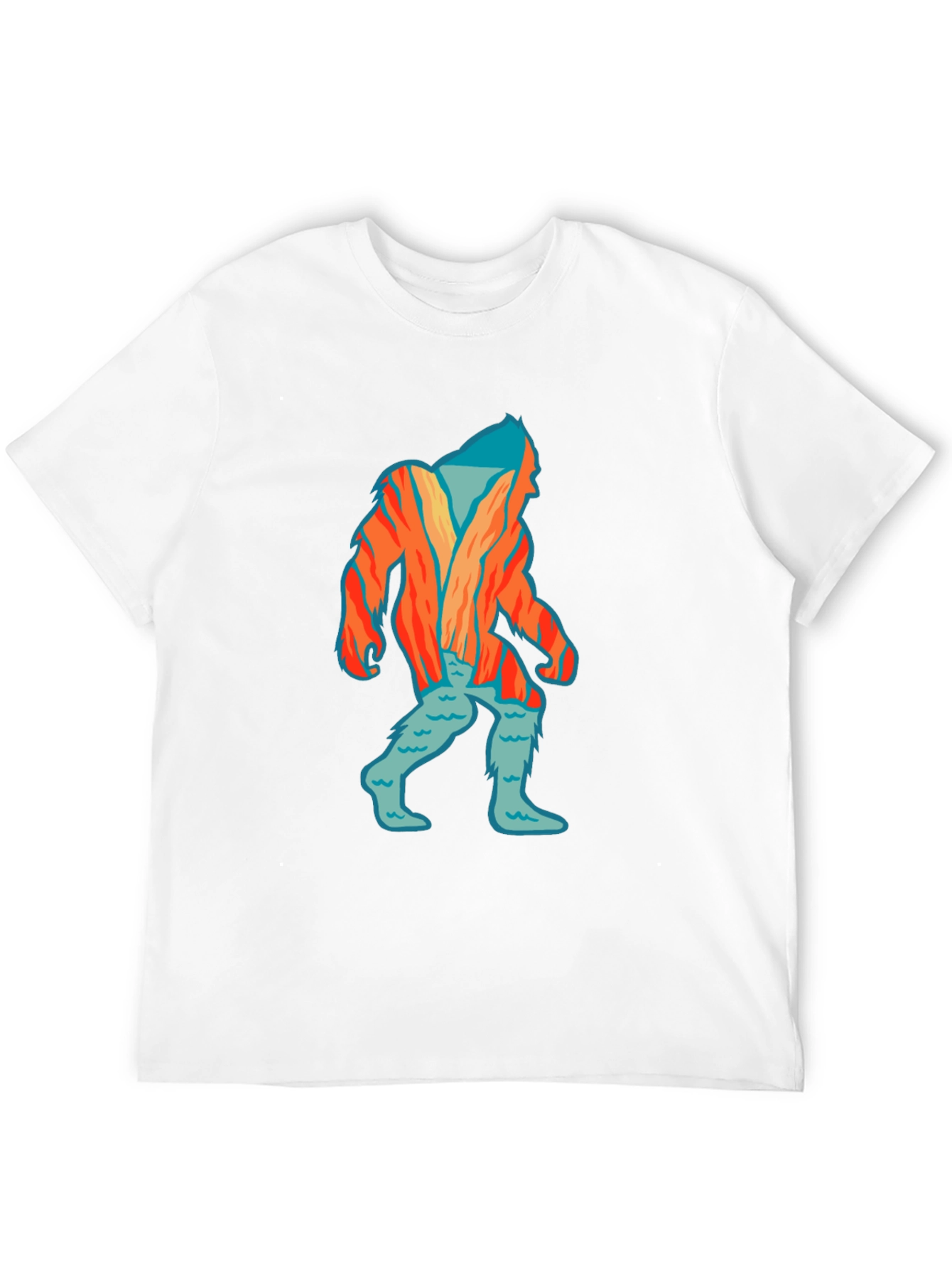 Camiseta Negra con Diseño de Yeti