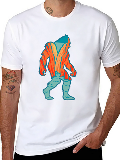 Camiseta Negra con Diseño de Yeti