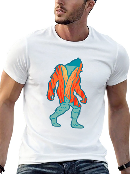 Camiseta Negra con Diseño de Yeti