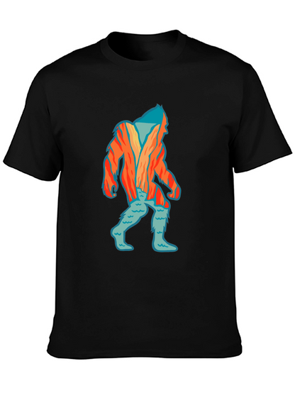 Camiseta Negra con Diseño de Yeti