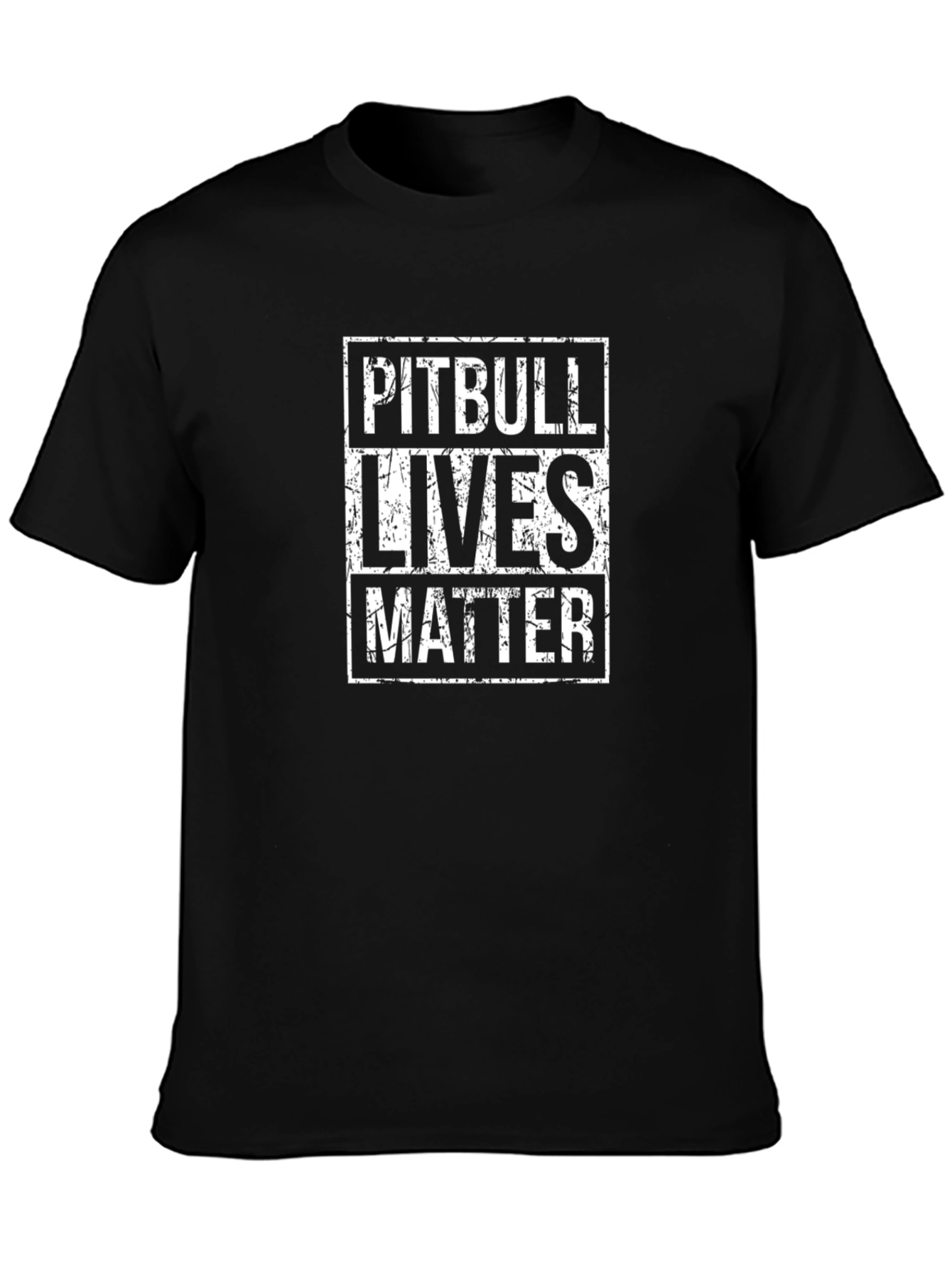 Camiseta Pitbull Lives Matter Negra