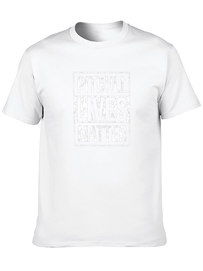 Camiseta Pitbull Lives Matter Negra