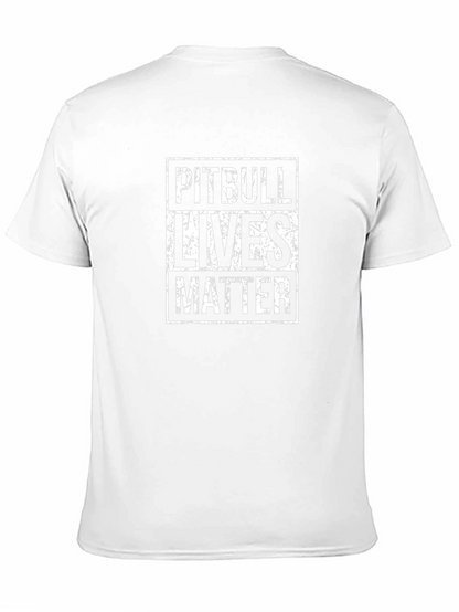 Camiseta Pitbull Lives Matter Negra