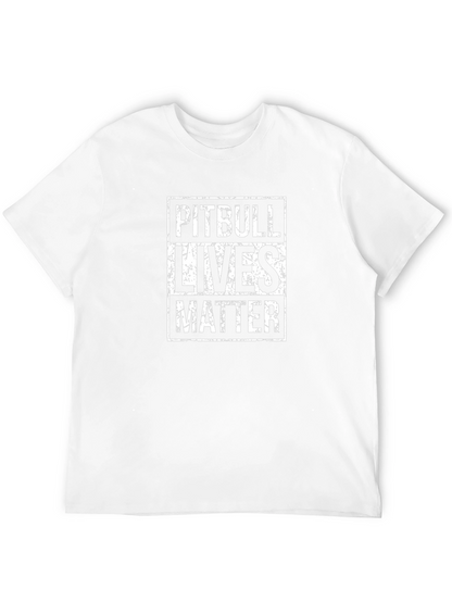 Camiseta Pitbull Lives Matter Negra