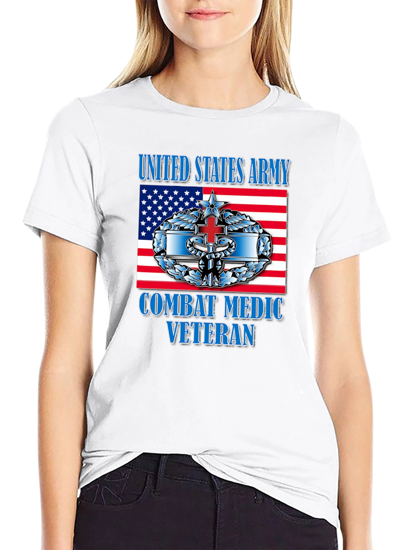 Camiseta Veterano Médico de Combate Ejército EEUU