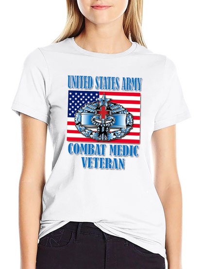 Camiseta Veterano Médico de Combate Ejército EEUU