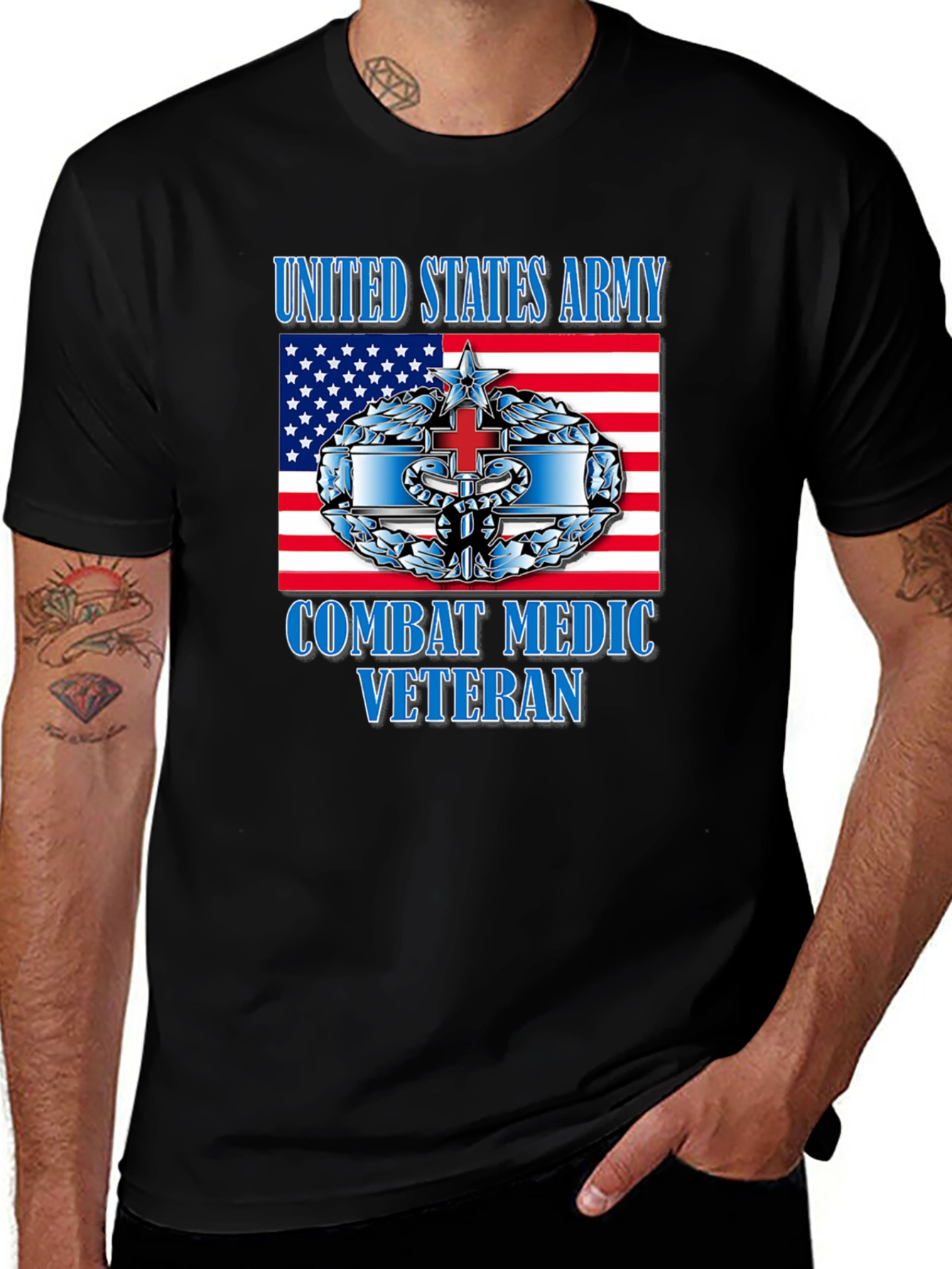 Camiseta Veterano Médico de Combate Ejército EEUU