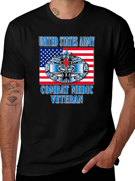 Camiseta Veterano Médico de Combate Ejército EEUU