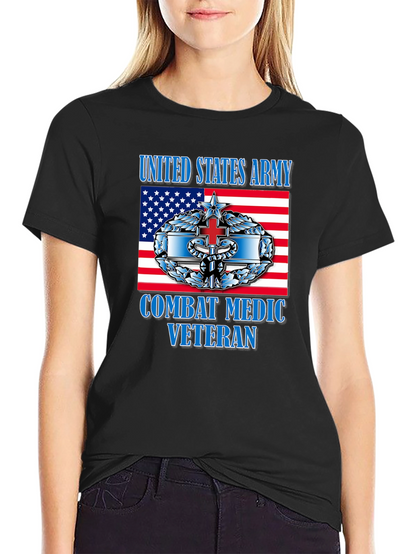Camiseta Veterano Médico de Combate Ejército EEUU