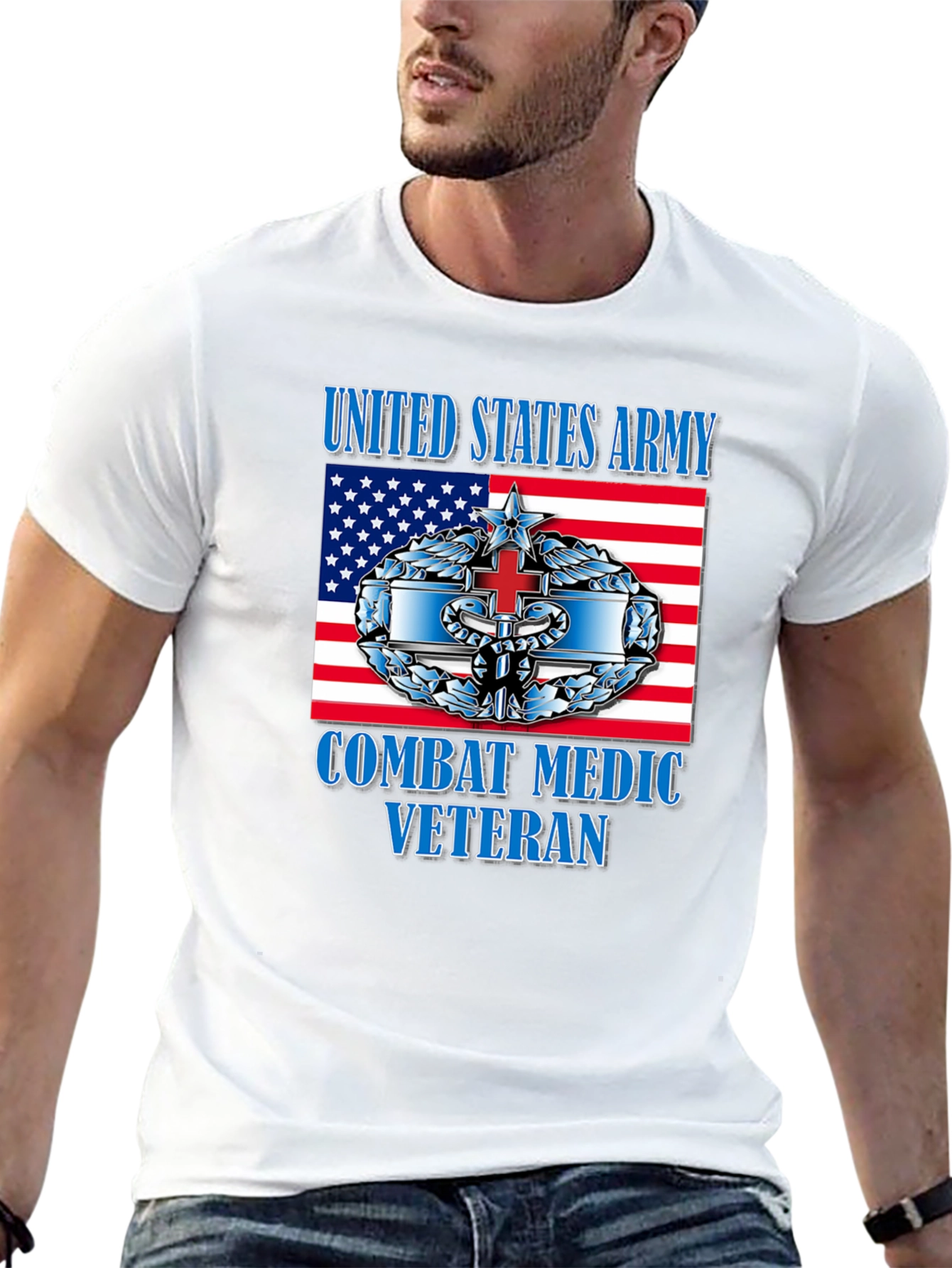 Camiseta Veterano Médico de Combate Ejército EEUU
