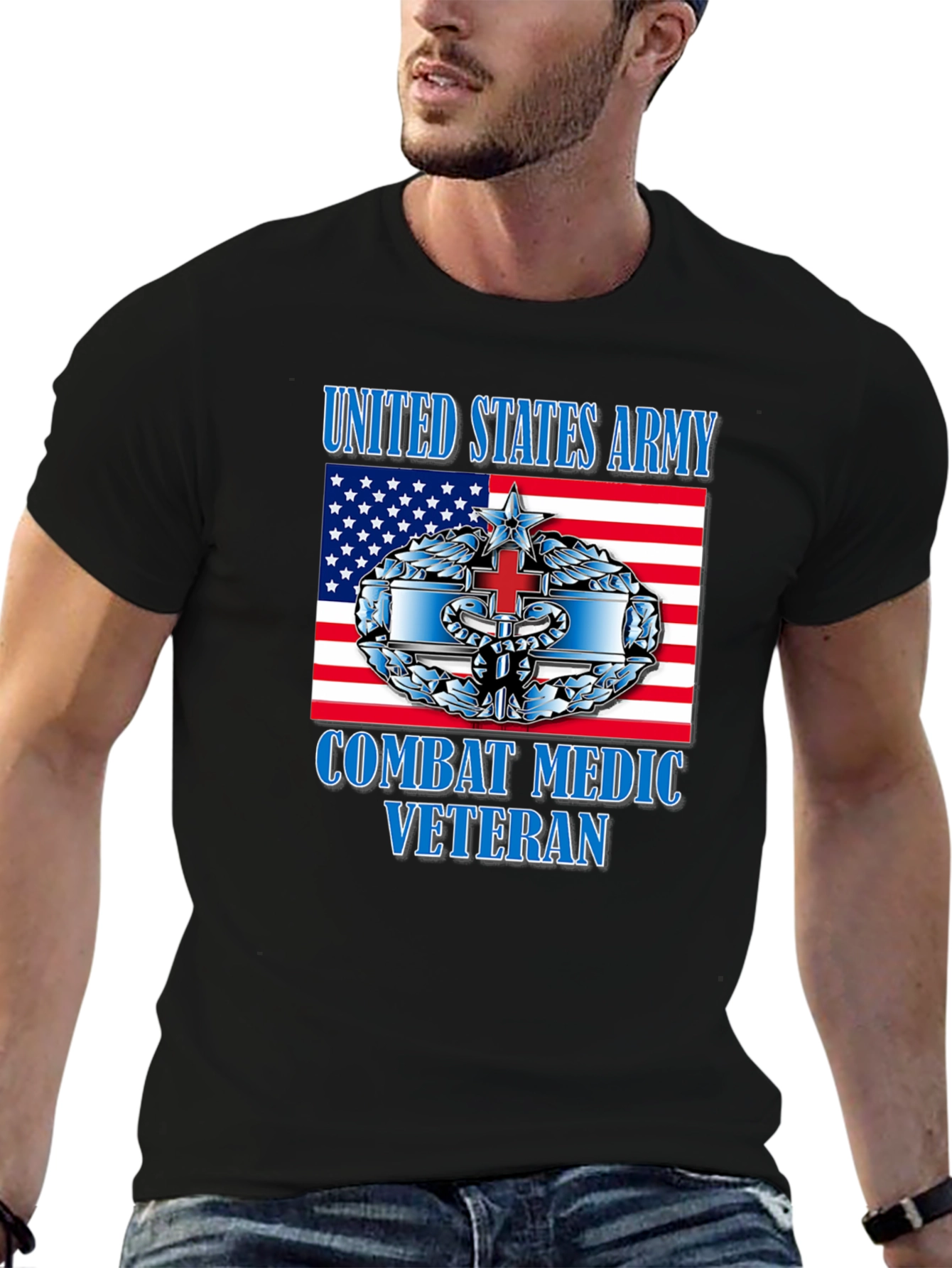Camiseta Veterano Médico de Combate Ejército EEUU