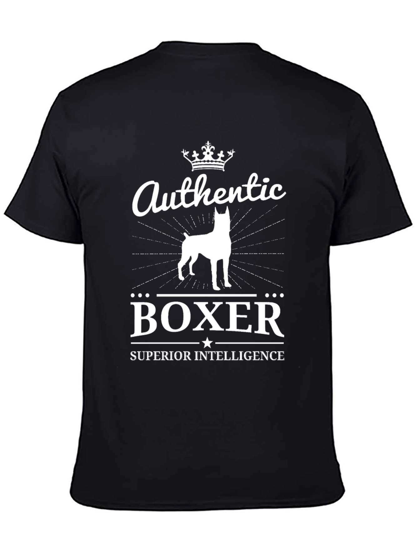 Camiseta Negra Authentic Boxer