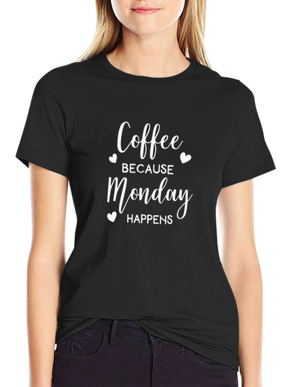 Camiseta Hombre: Café Porque Lunes