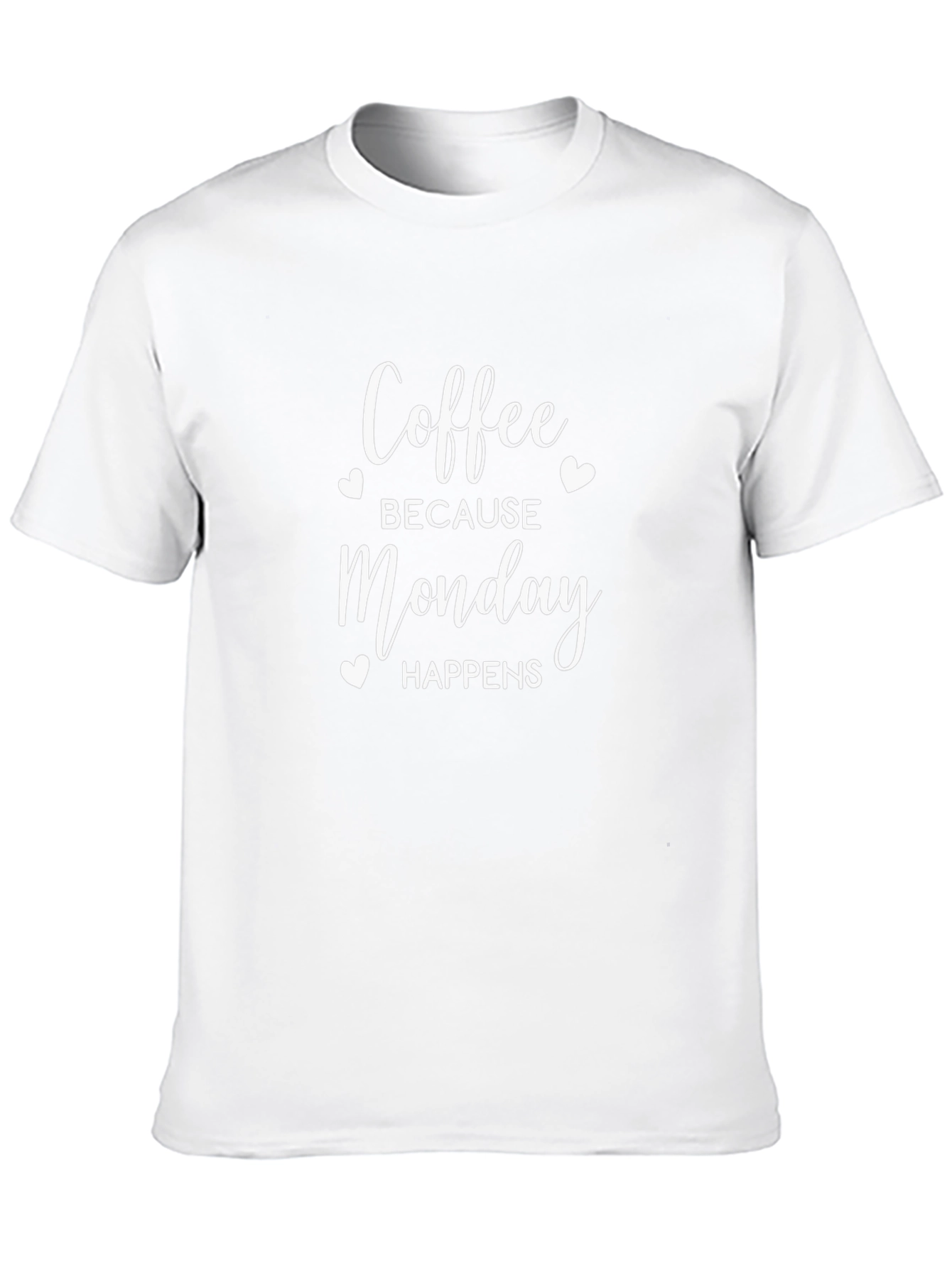 Camiseta Hombre: Café Porque Lunes