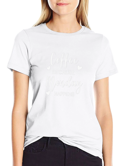Camiseta Hombre: Café Porque Lunes