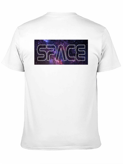 Camiseta Negra Espacio Estilo Galaxia