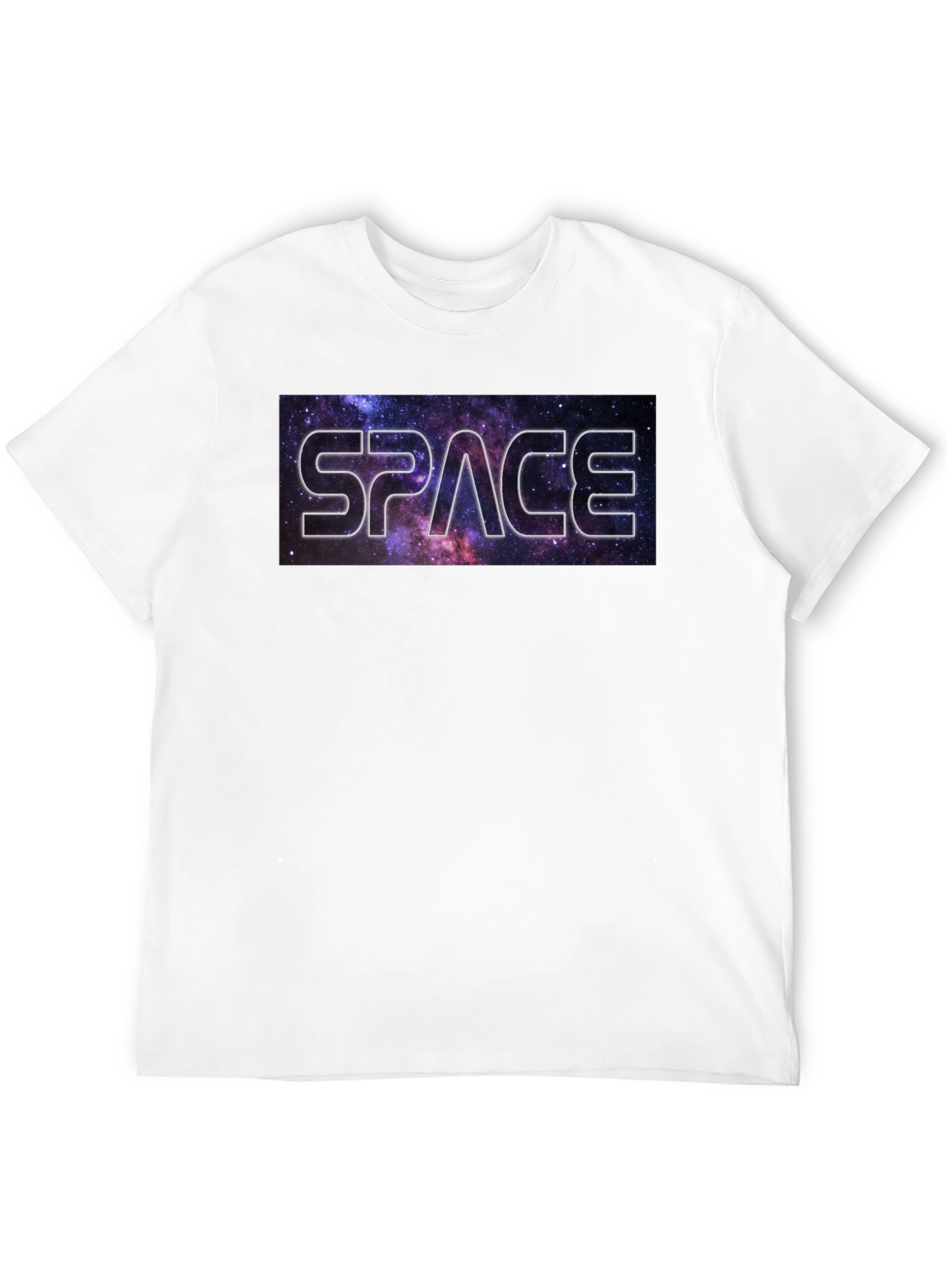 Camiseta Negra Espacio Estilo Galaxia