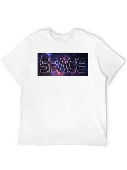 Camiseta Negra Espacio Estilo Galaxia