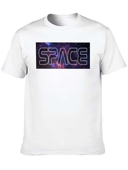 Camiseta Negra Espacio Estilo Galaxia