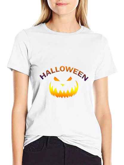 Camiseta Halloween con Calabaza para Hombre