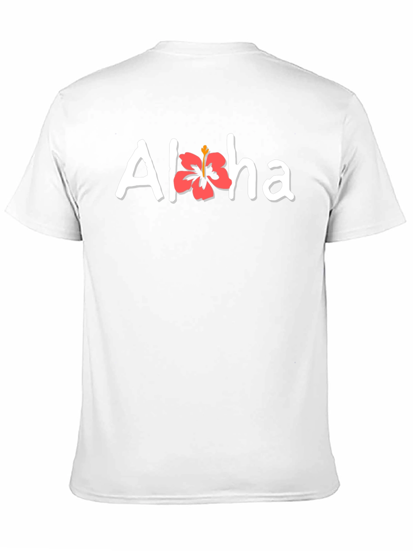Camiseta Negra Aloha Floral Hombre Casual
