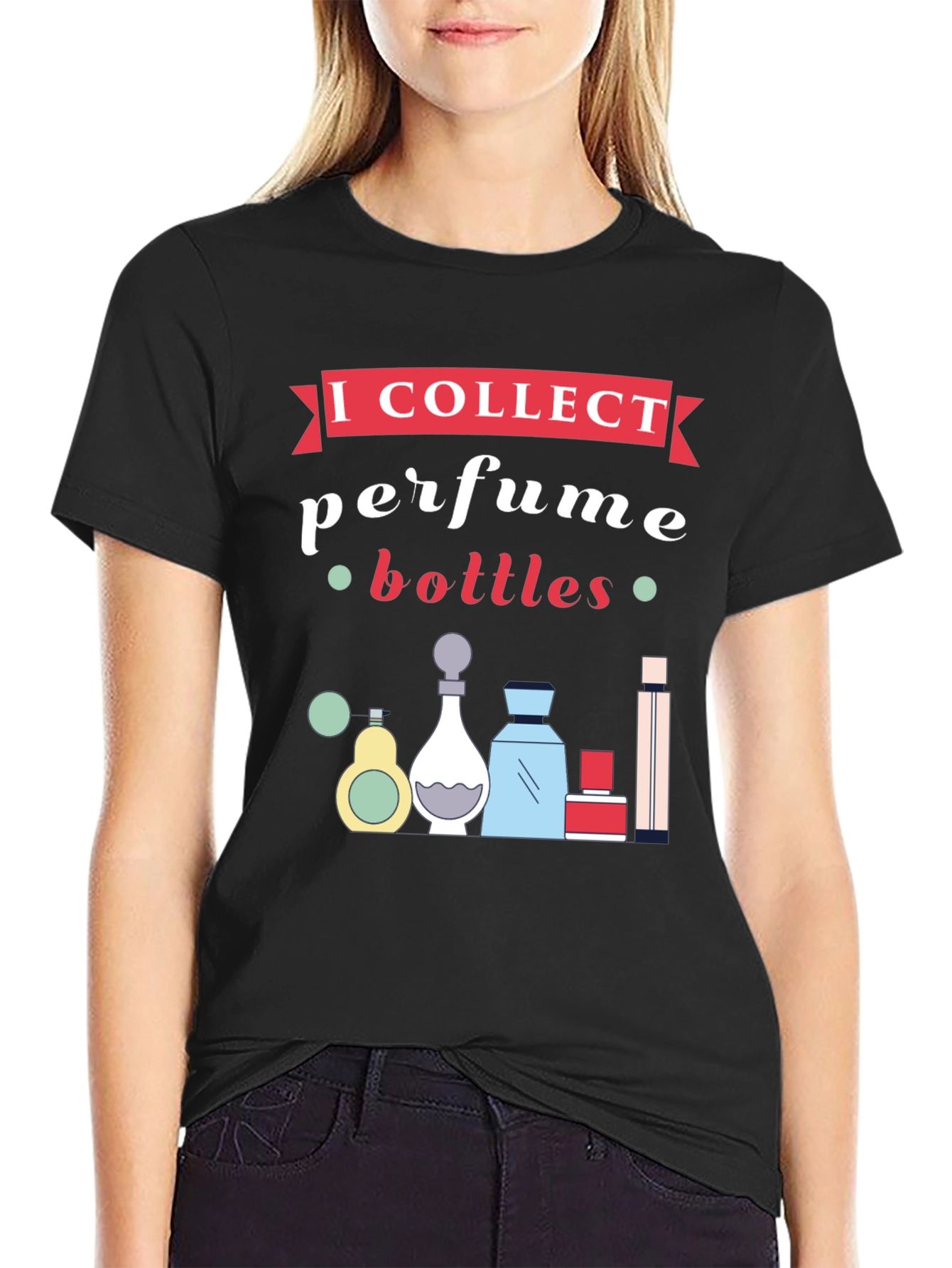 Camiseta Negra Coleccionista de Perfumes