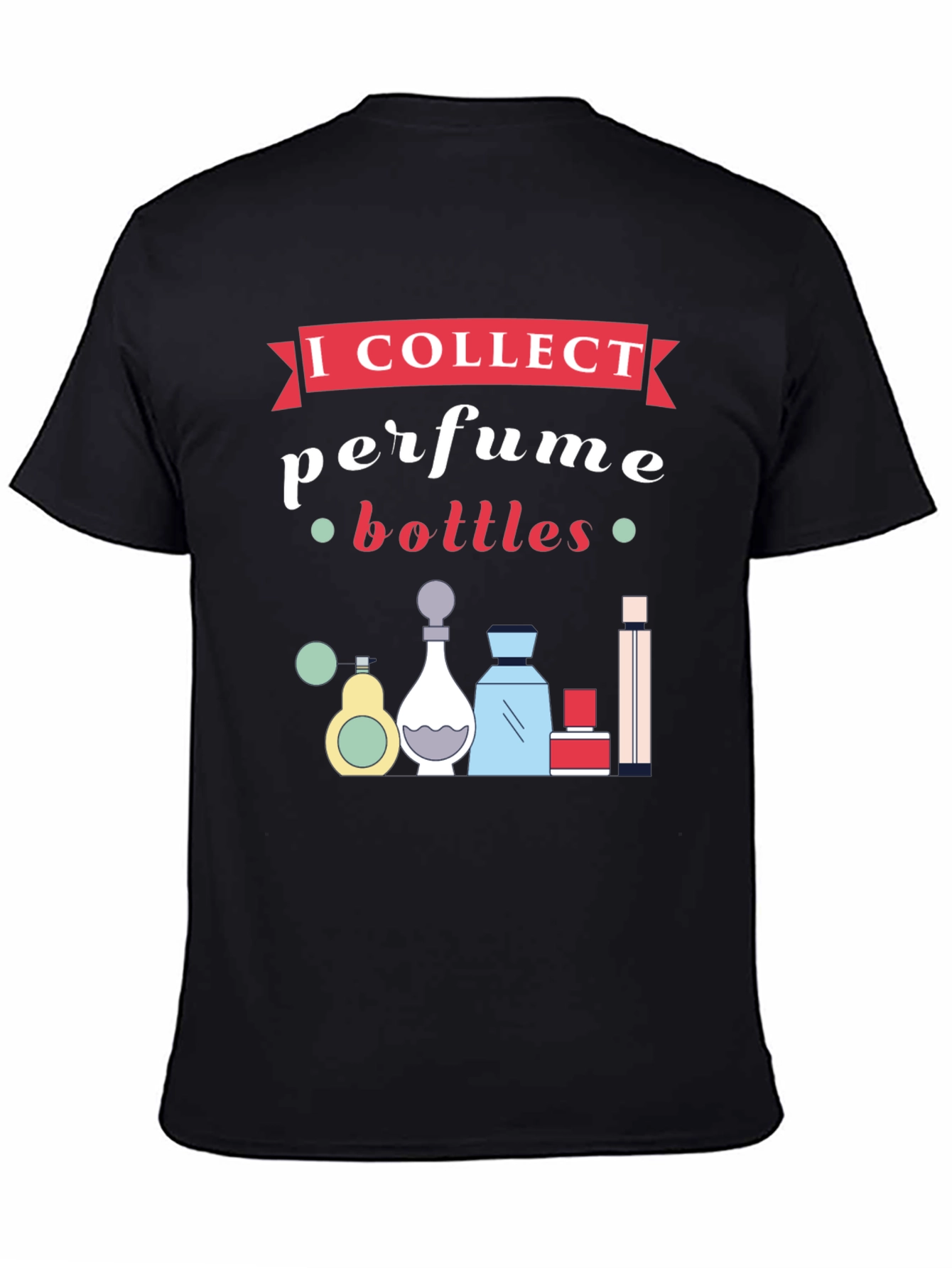 Camiseta Negra Coleccionista de Perfumes