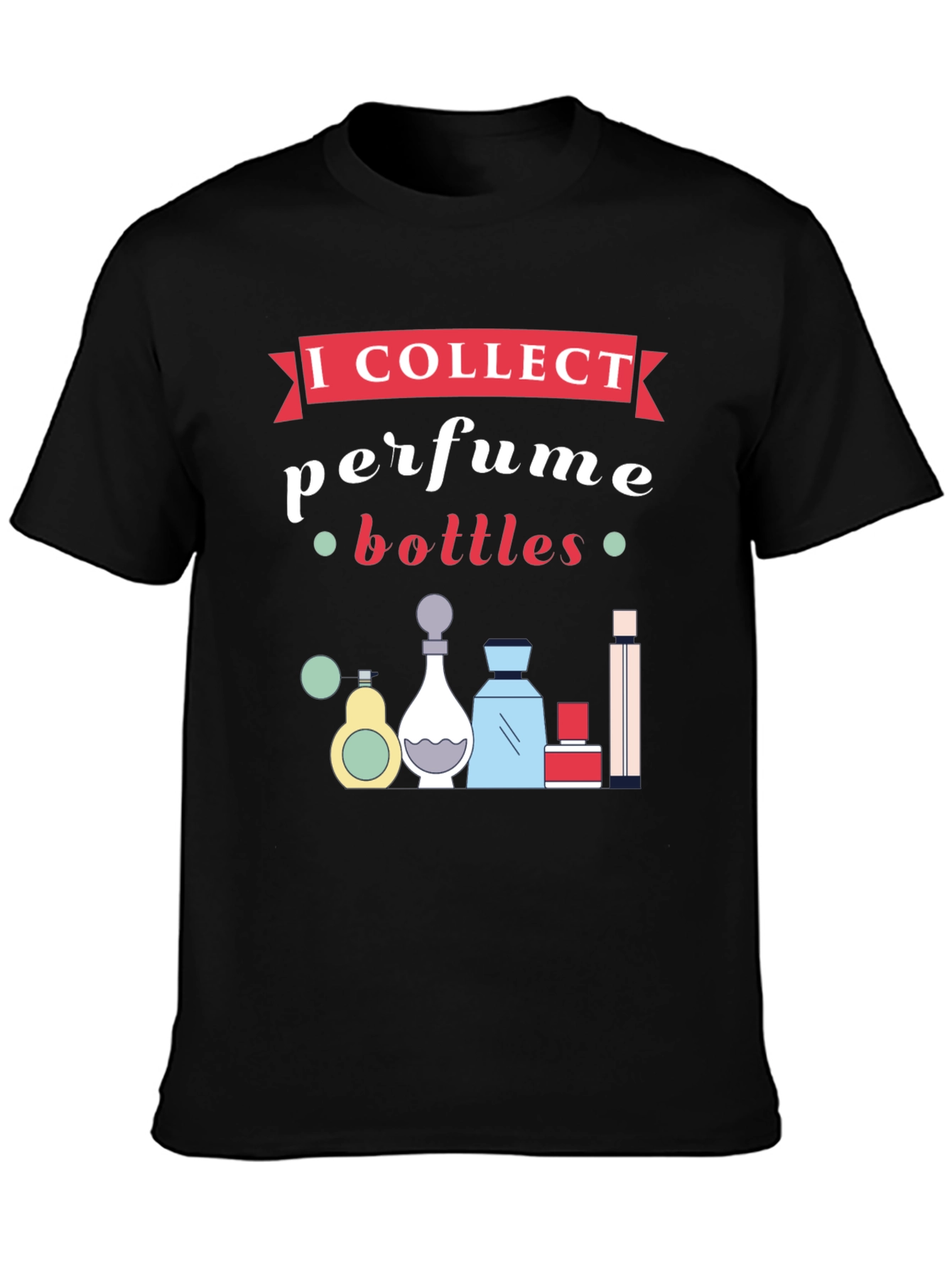 Camiseta Negra Coleccionista de Perfumes