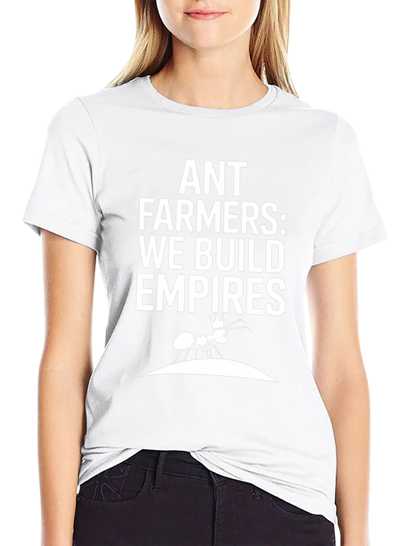 Camiseta Negra - Ant Farmers: We Build Empires