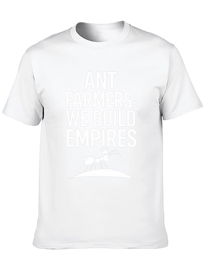 Camiseta Negra - Ant Farmers: We Build Empires