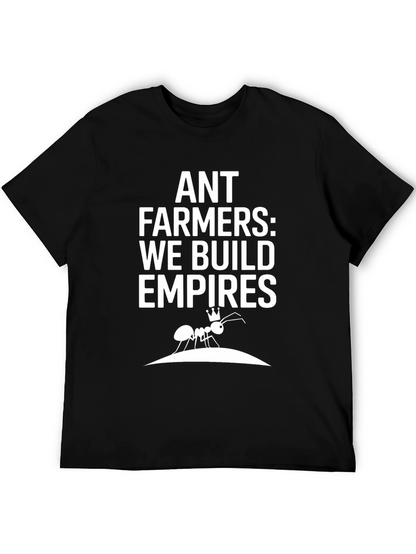 Camiseta Negra - Ant Farmers: We Build Empires