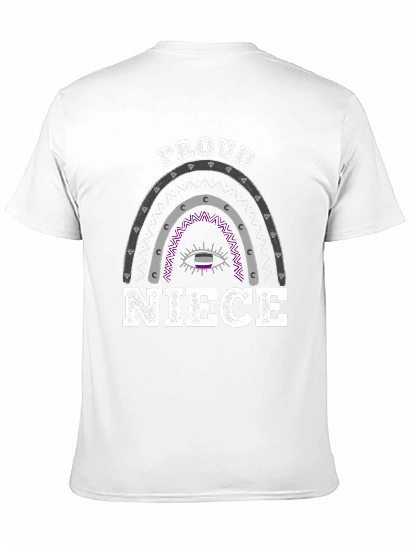 Camiseta Orgullo Asexual: ¡Mi Sobrina Es Genial!
