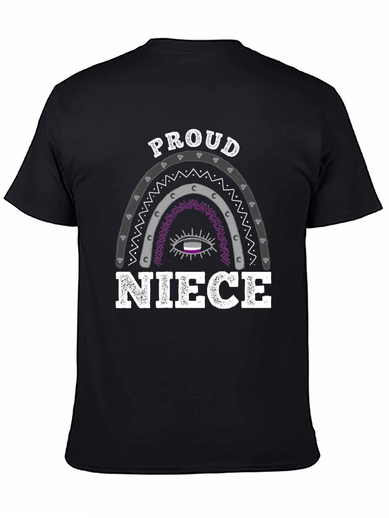 Camiseta Orgullo Asexual: ¡Mi Sobrina Es Genial!