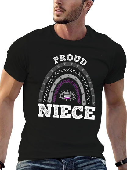 Camiseta Orgullo Asexual: ¡Mi Sobrina Es Genial!