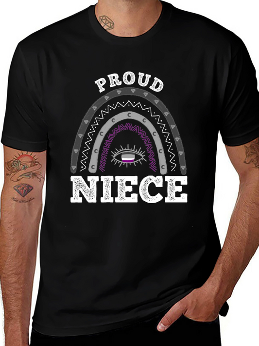 Camiseta Orgullo Asexual: ¡Mi Sobrina Es Genial!