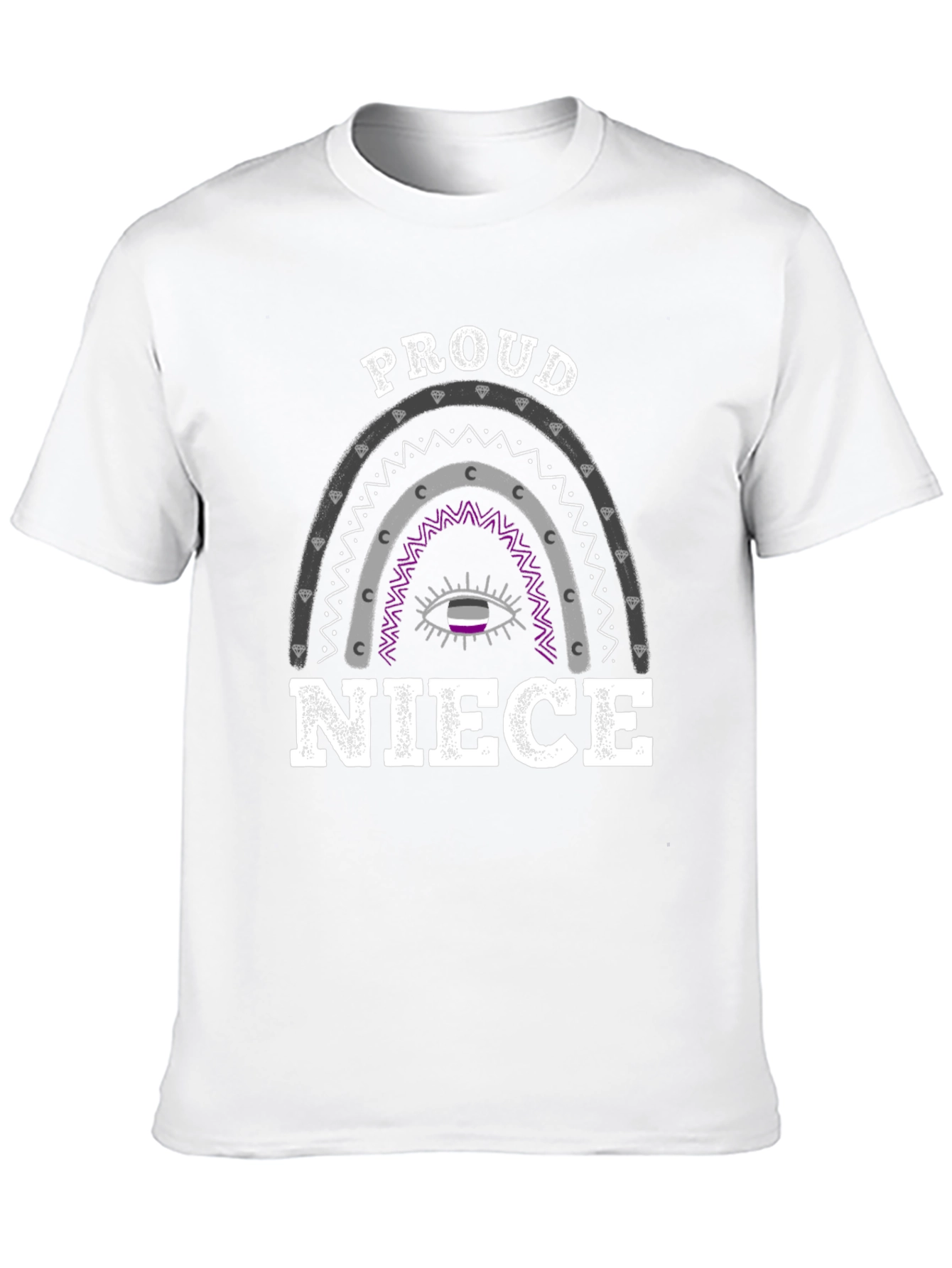 Camiseta Orgullo Asexual: ¡Mi Sobrina Es Genial!