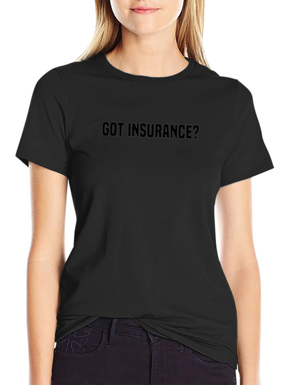Camiseta Negra: ¿Tienes Seguro?