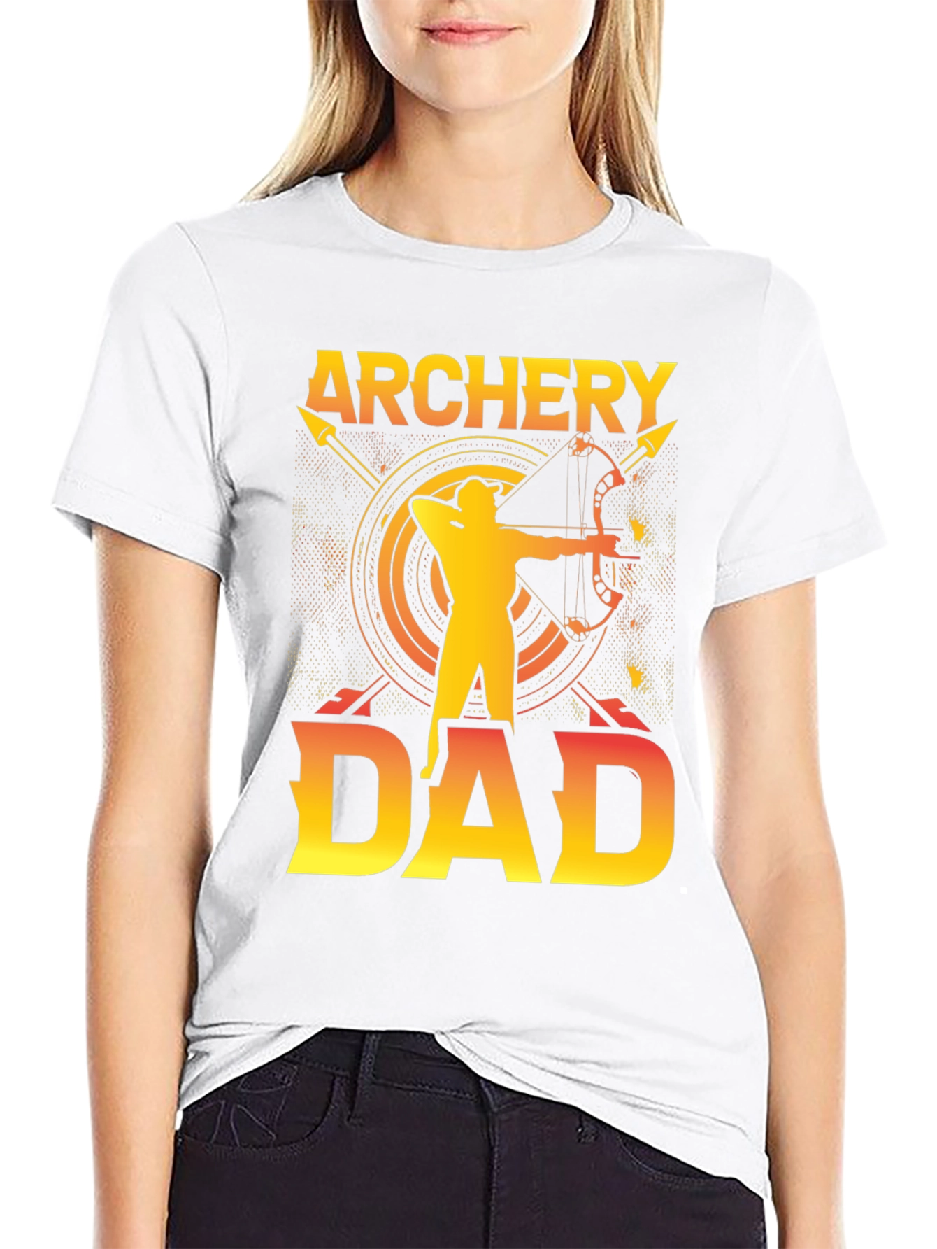 Camiseta Negra de Arquero - Regalo para Papá